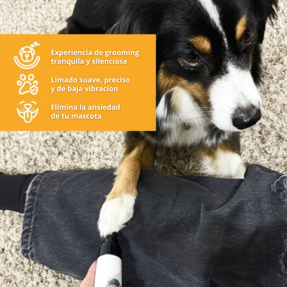 PawGlide™ Limador de Uñas Silencioso